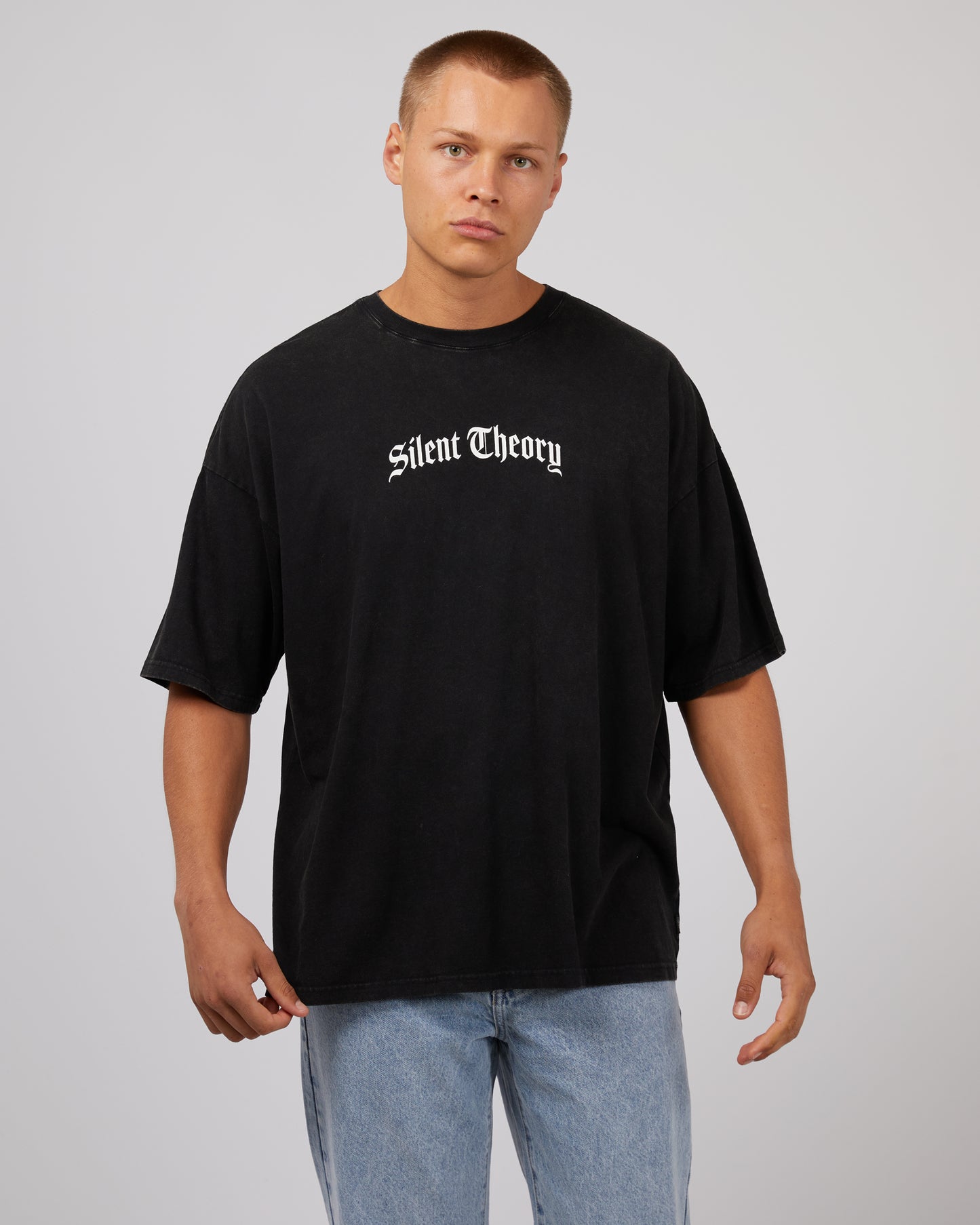 SILENT THEORY UNIT TEE WASHED BLACK