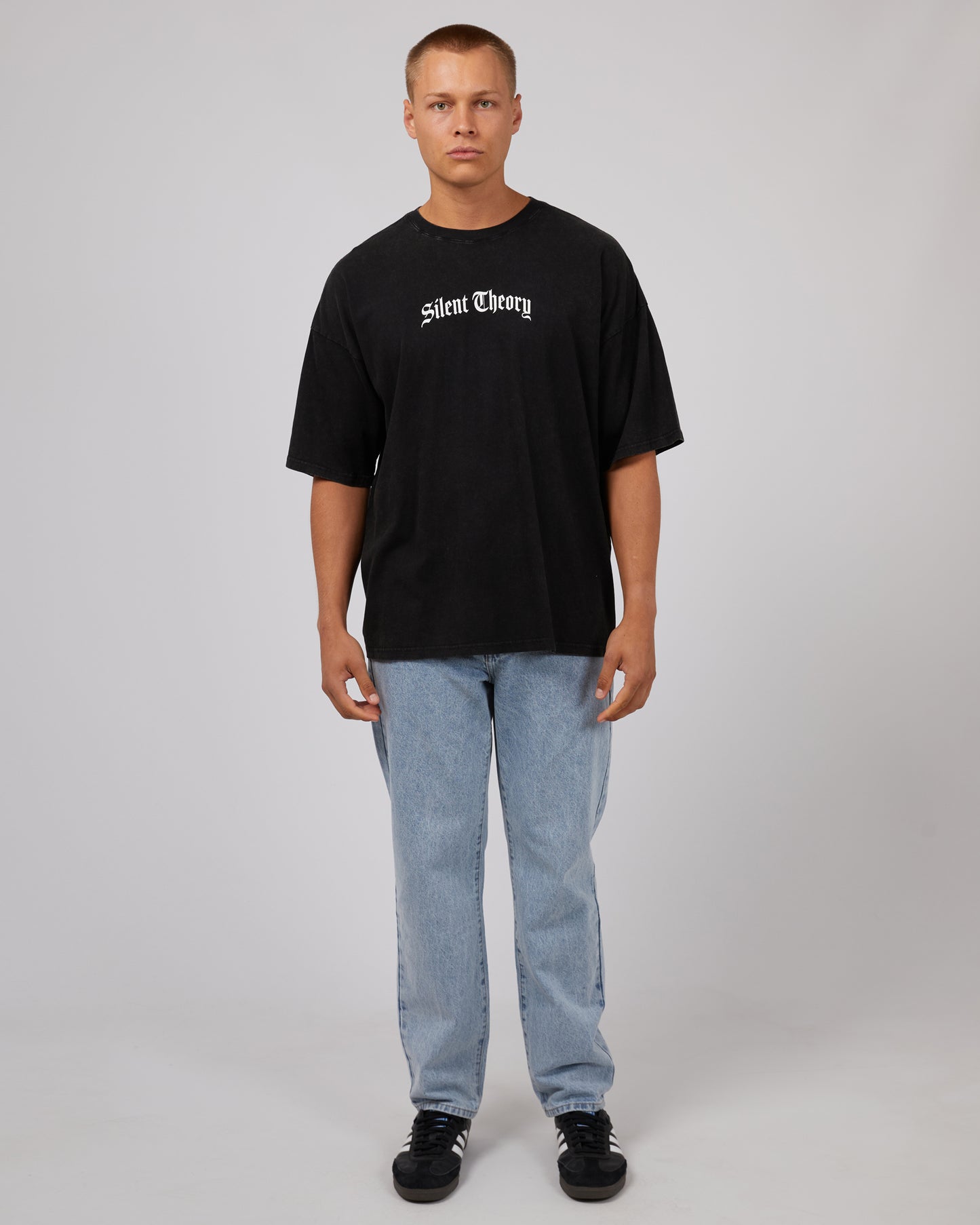 SILENT THEORY UNIT TEE WASHED BLACK