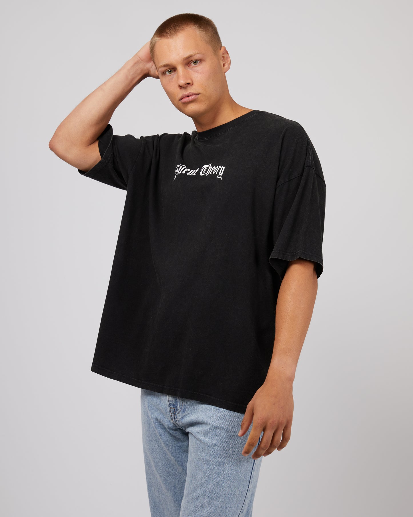 SILENT THEORY UNIT TEE WASHED BLACK