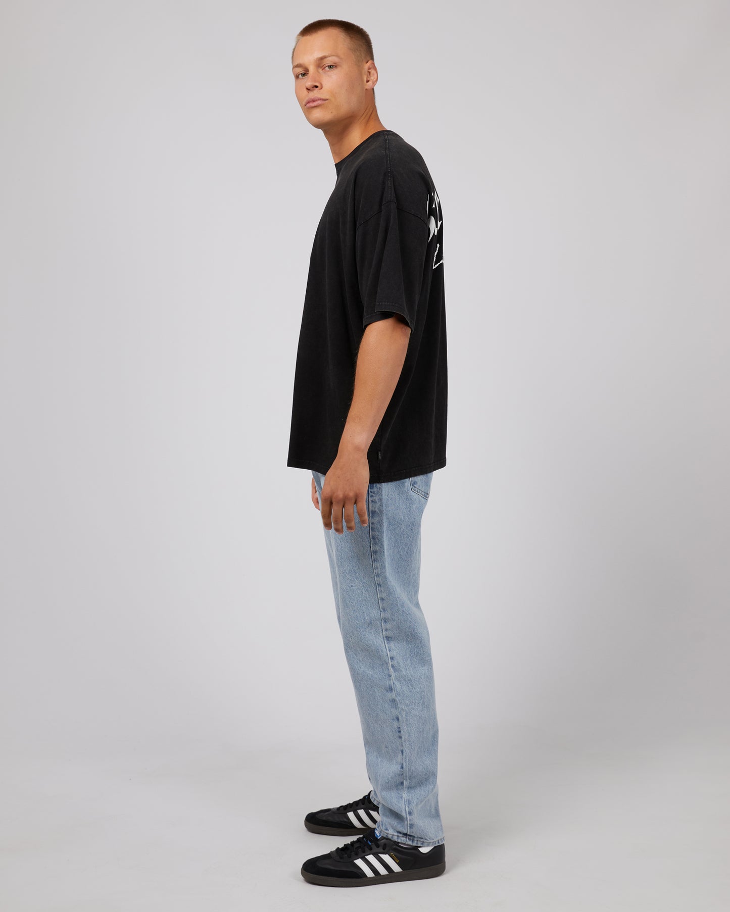 SILENT THEORY UNIT TEE WASHED BLACK