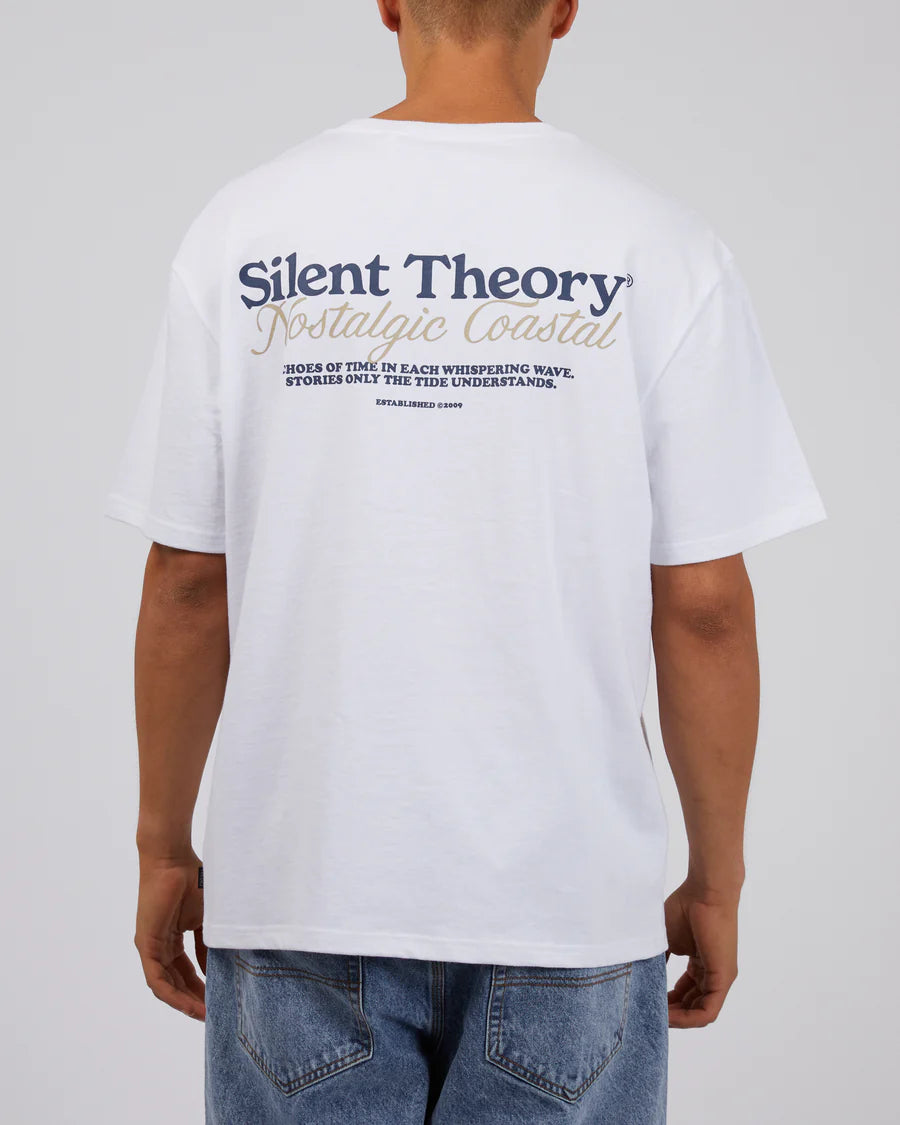 SILENT THEORY COASTAL TEE WHITE