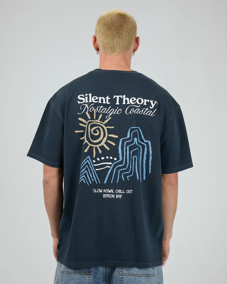 SILENT THEORY SUNNY TEE NAVY