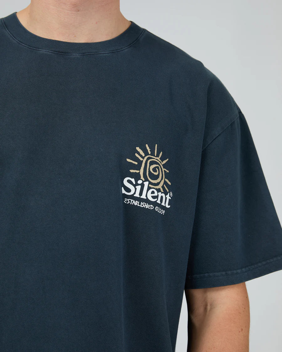 SILENT THEORY SUNNY TEE NAVY