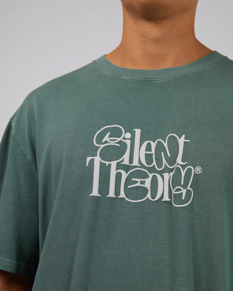 SILENT THEORY BUBBLE TEE GREEN