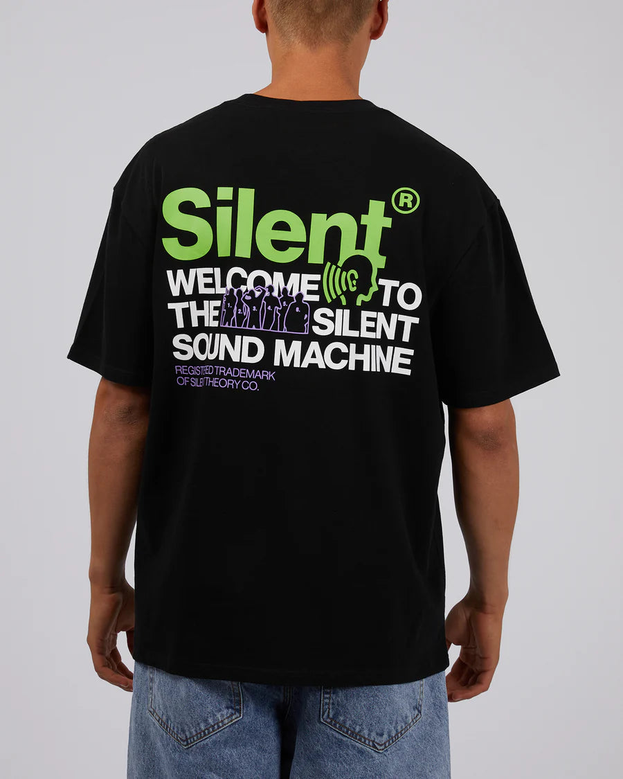 SILENT THEORY SOUND MACHINE TEE BLACK