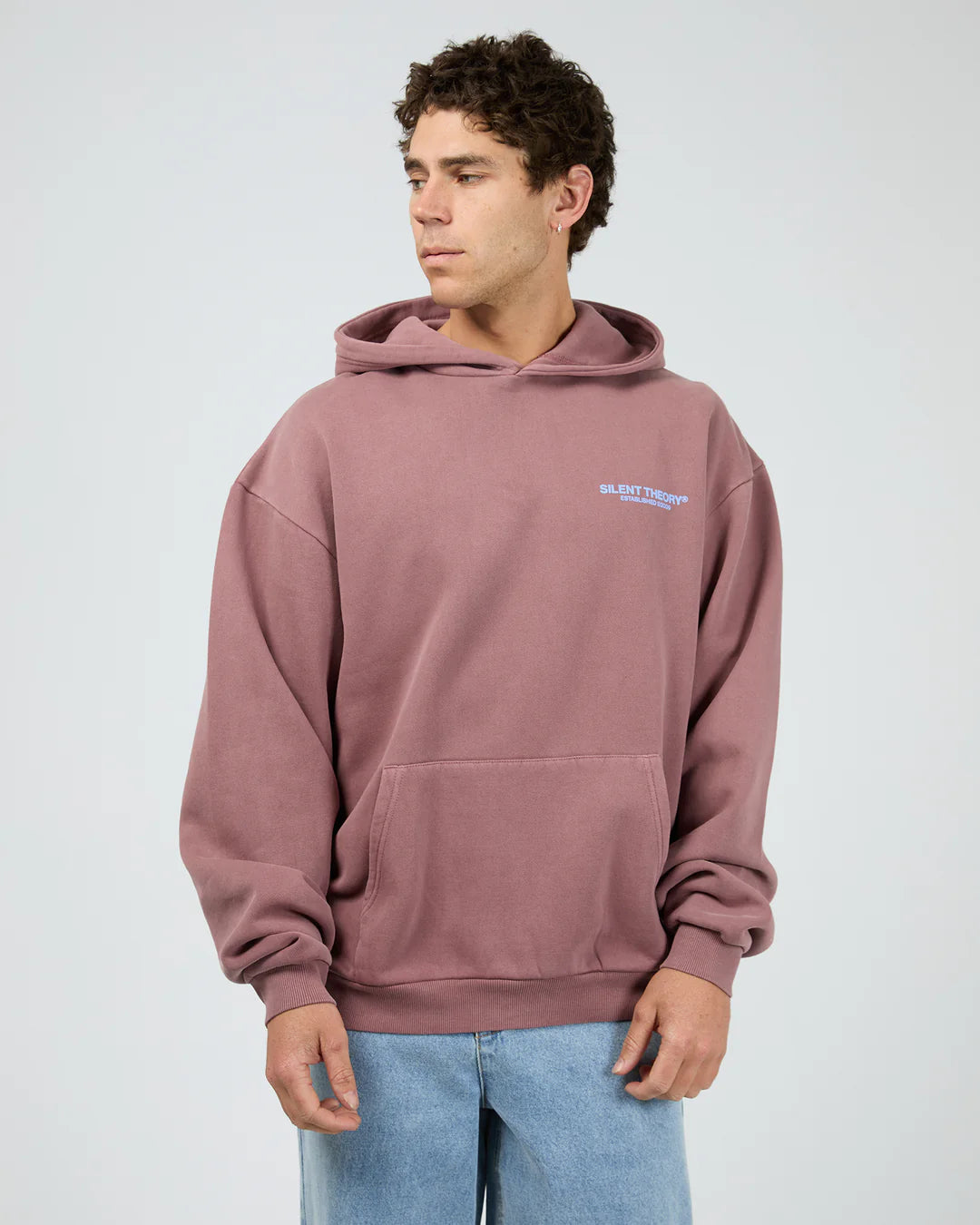 SILENT THEORY VITAL HOODIE PLUM