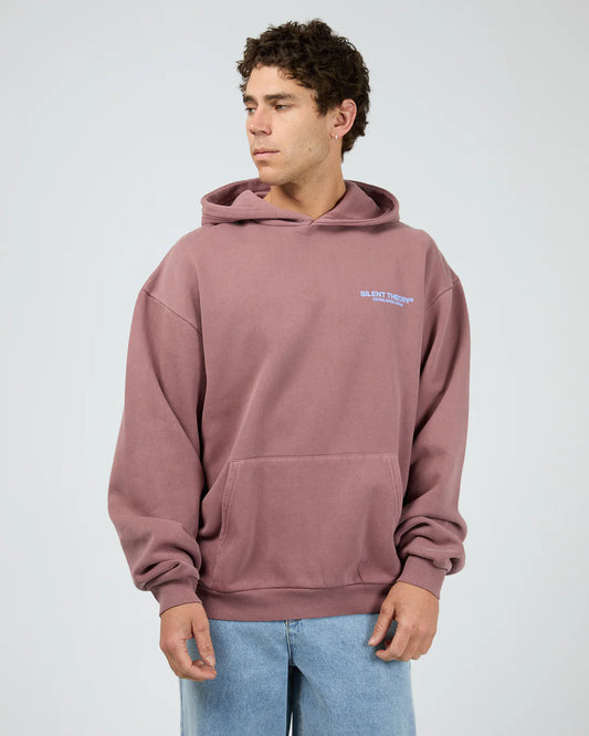 SILENT THEORY VITAL HOODIE PLUM