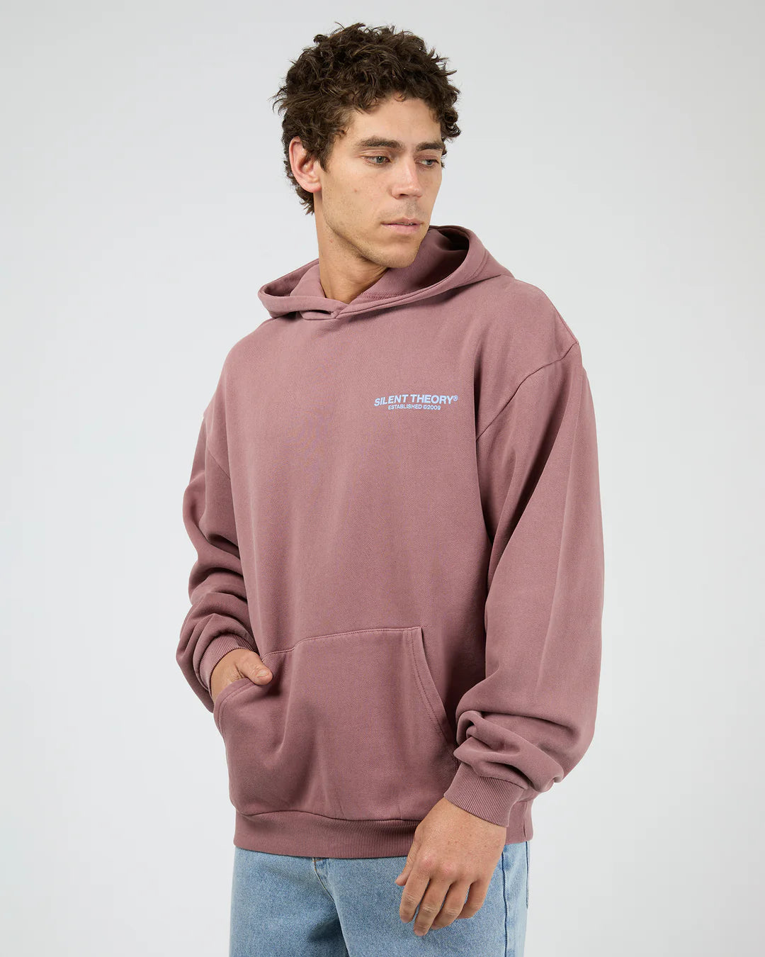 SILENT THEORY VITAL HOODIE PLUM