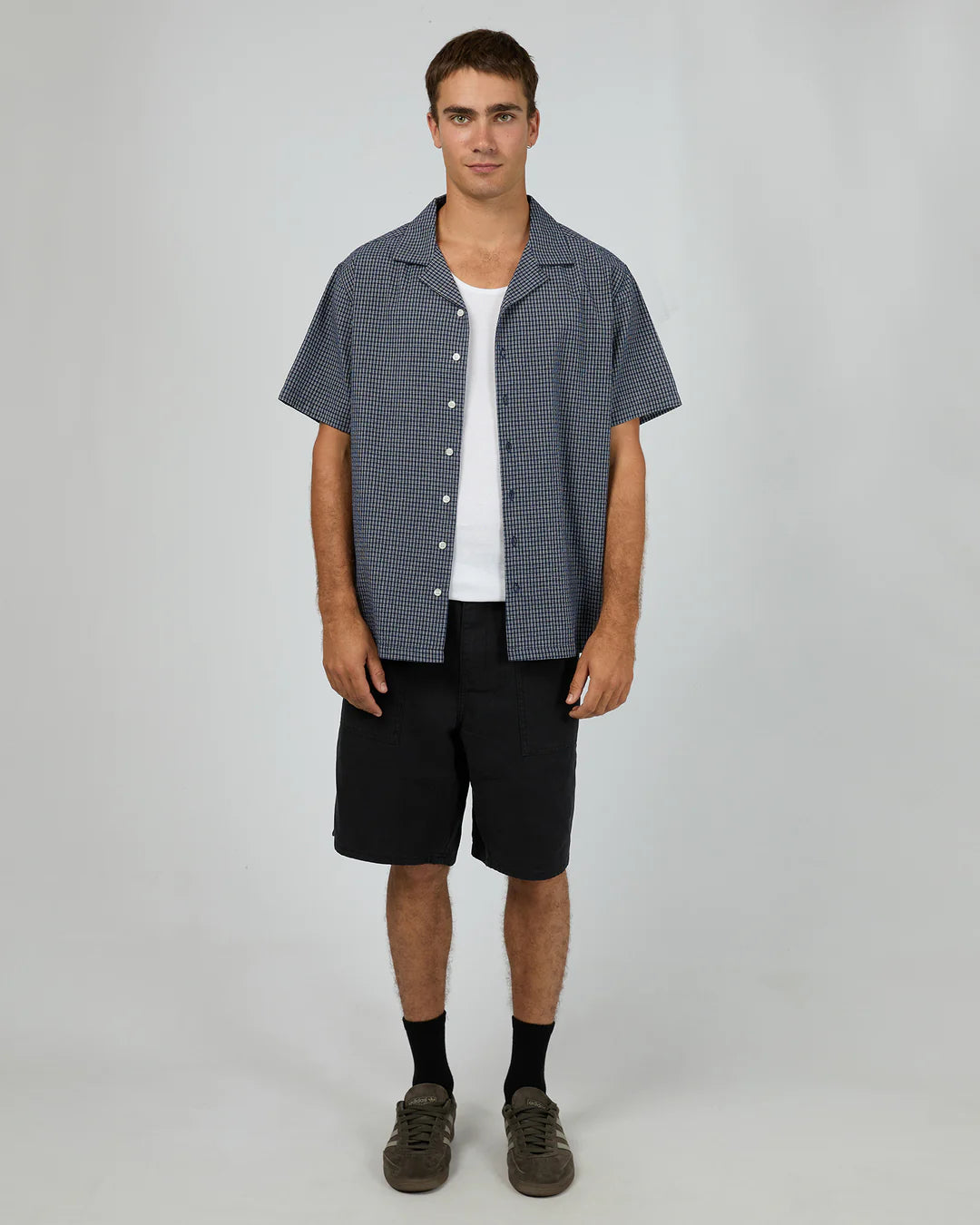 SILENT THEORY FLINDERS SS SHIRT NAVY