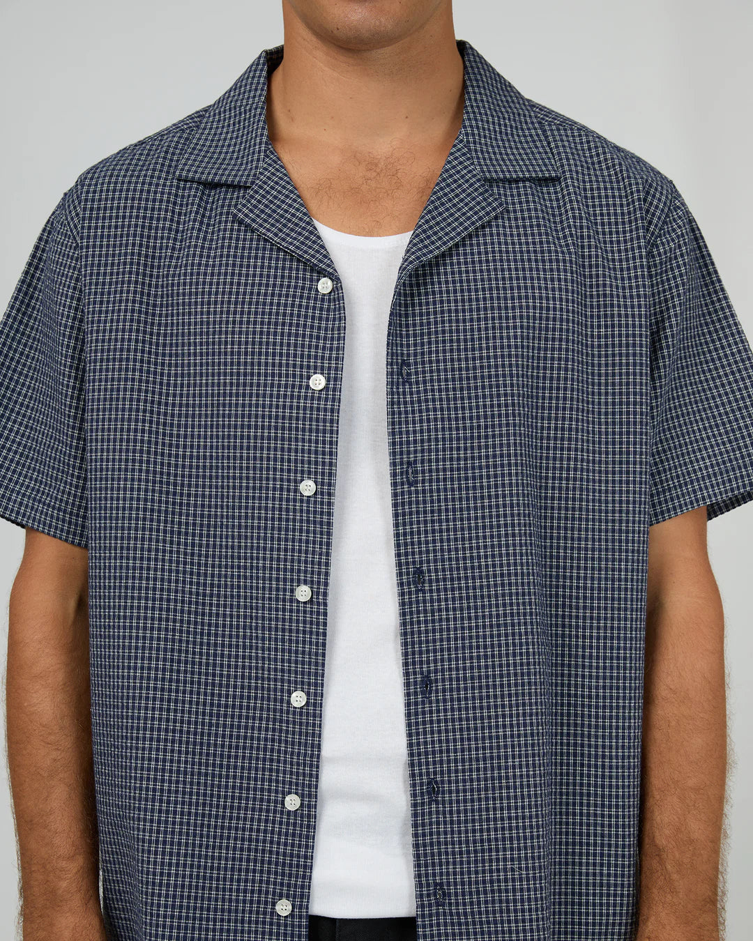 SILENT THEORY FLINDERS SS SHIRT NAVY
