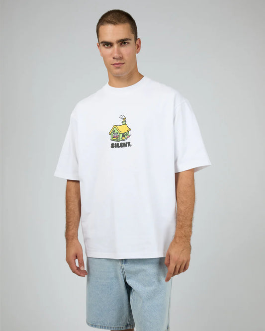 Silent Theory Cottage Box Tee White