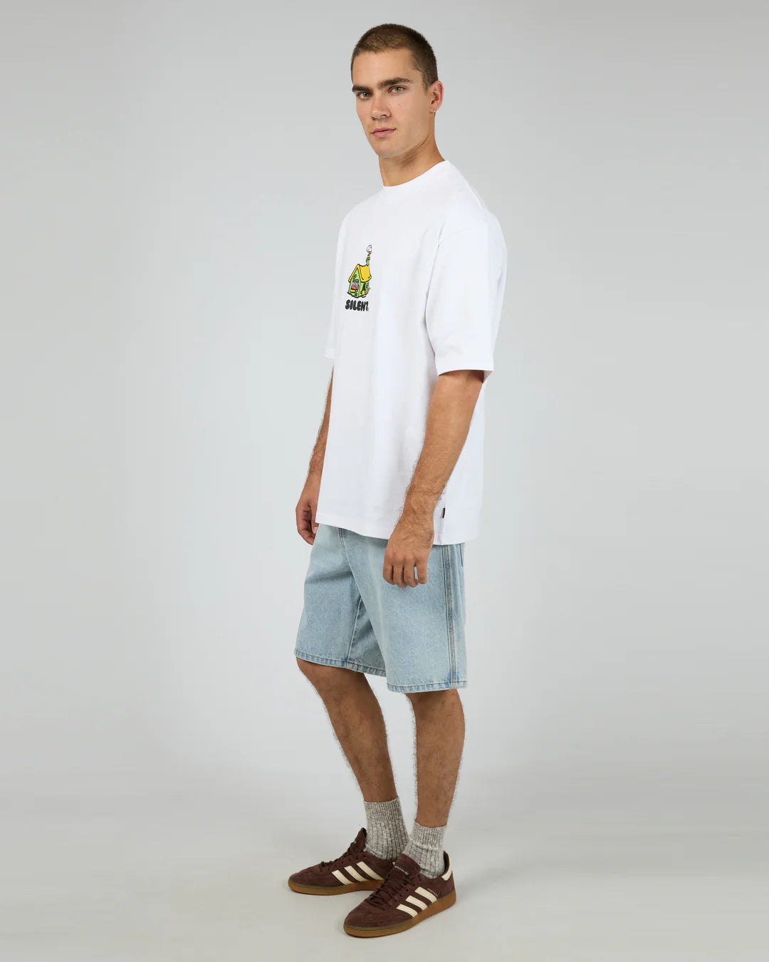 Silent Theory Cottage Box Tee White