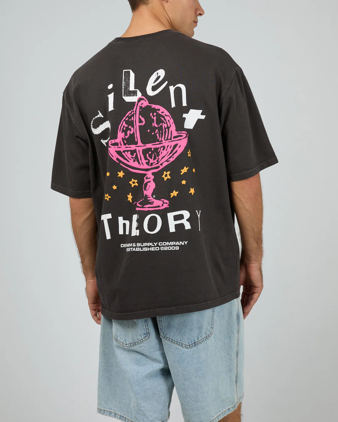 Silent Theory World Tee Coal
