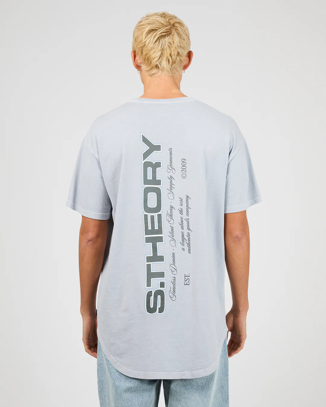 Silent Theory Ridge Scoop Tee | Sky