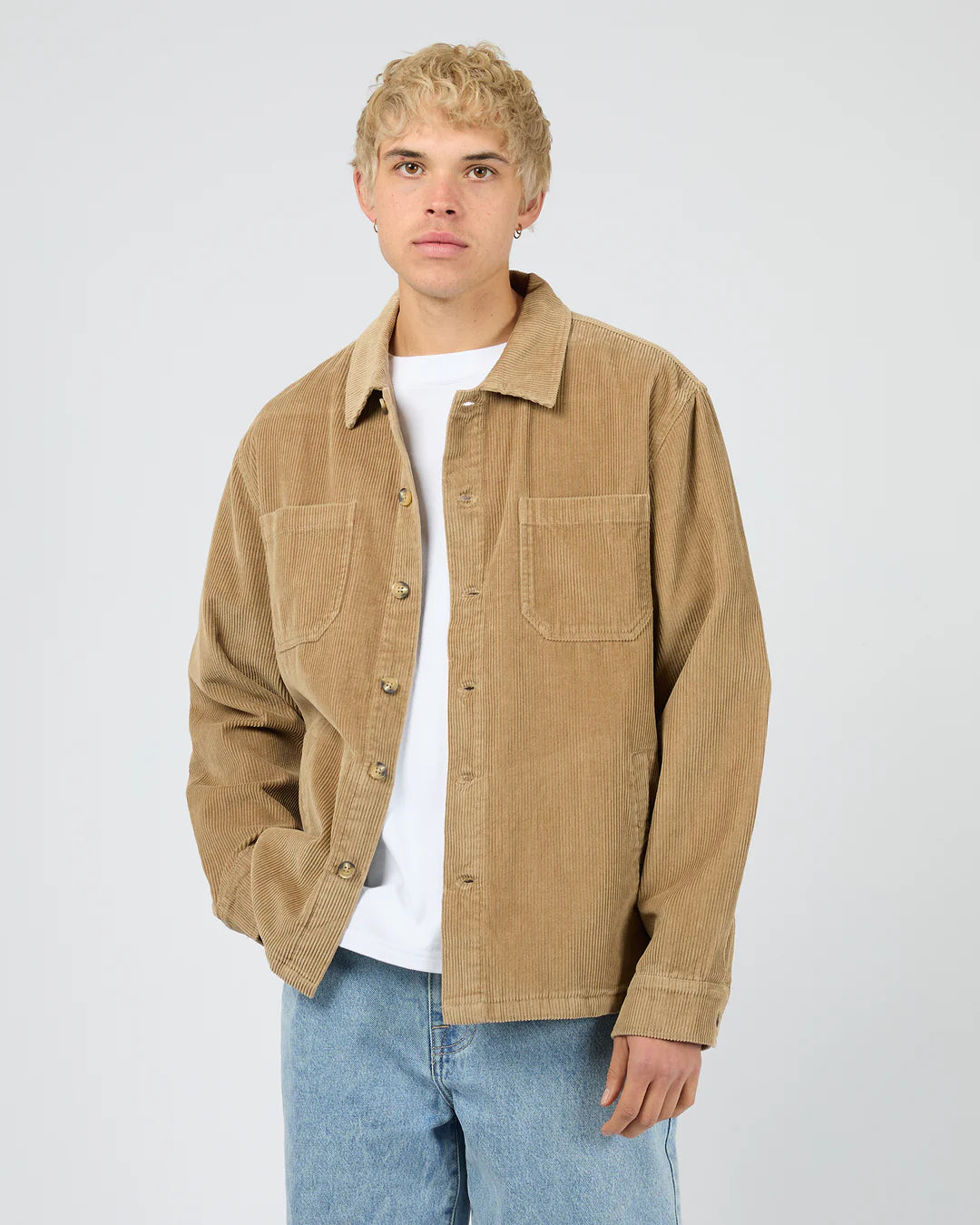 Silent Theory Jameson Cord Shirt | Tan