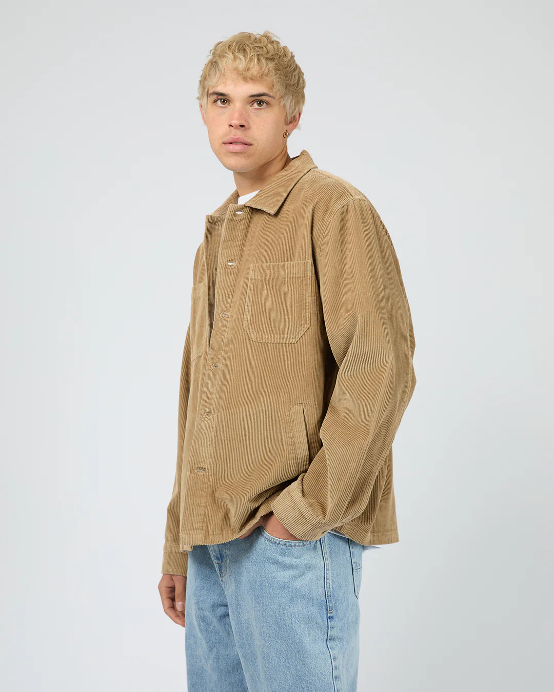 Silent Theory Jameson Cord Shirt | Tan