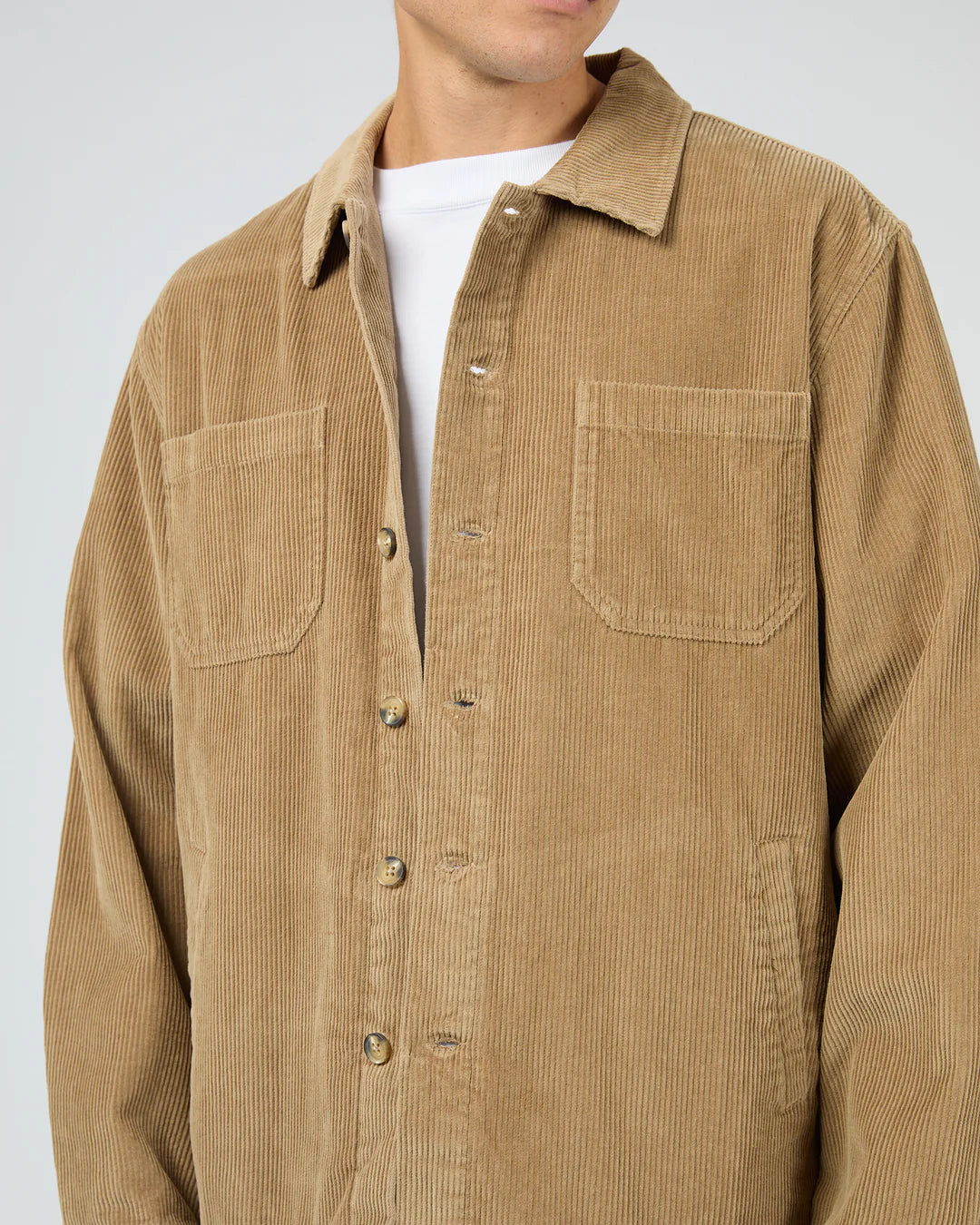 Silent Theory Jameson Cord Shirt | Tan
