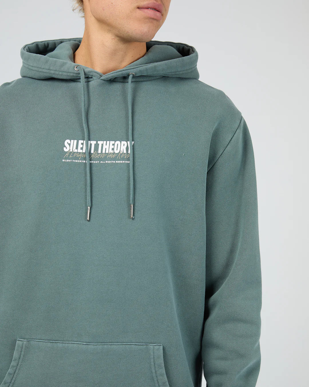 Silent Theory League Scoop Hoodie | Blue