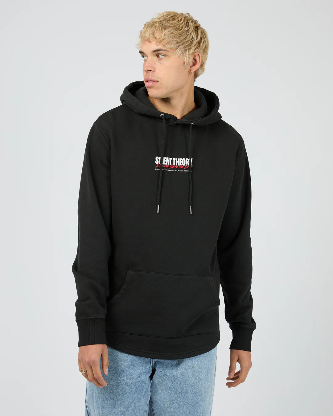 Silent Theory League Scoop Hoodie | Black