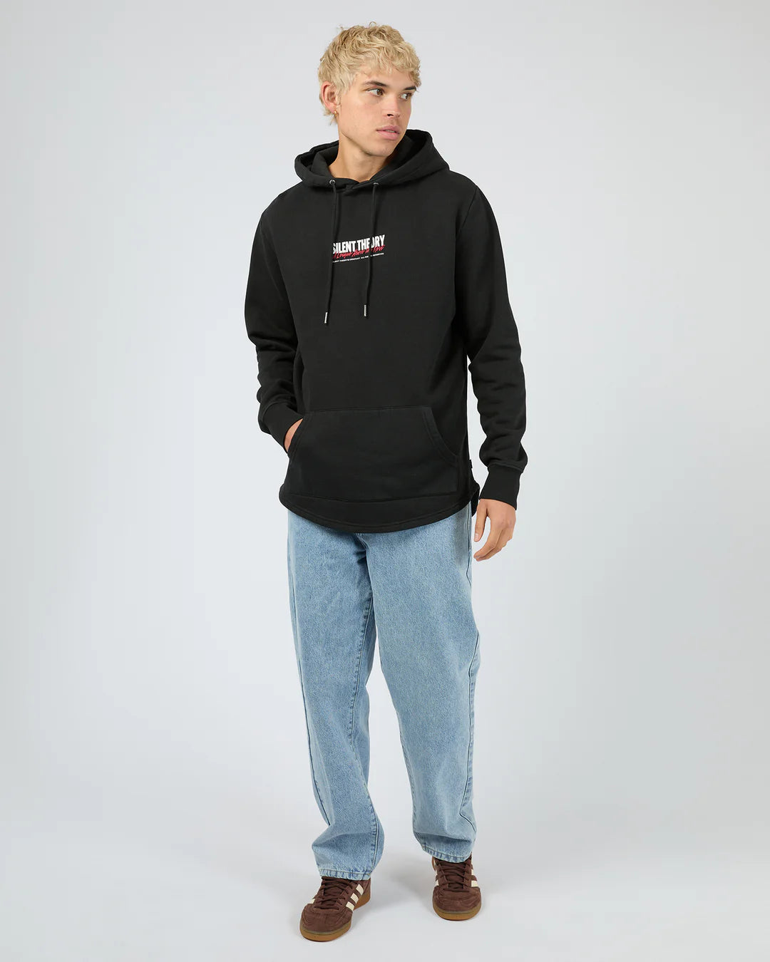 Silent Theory League Scoop Hoodie | Black