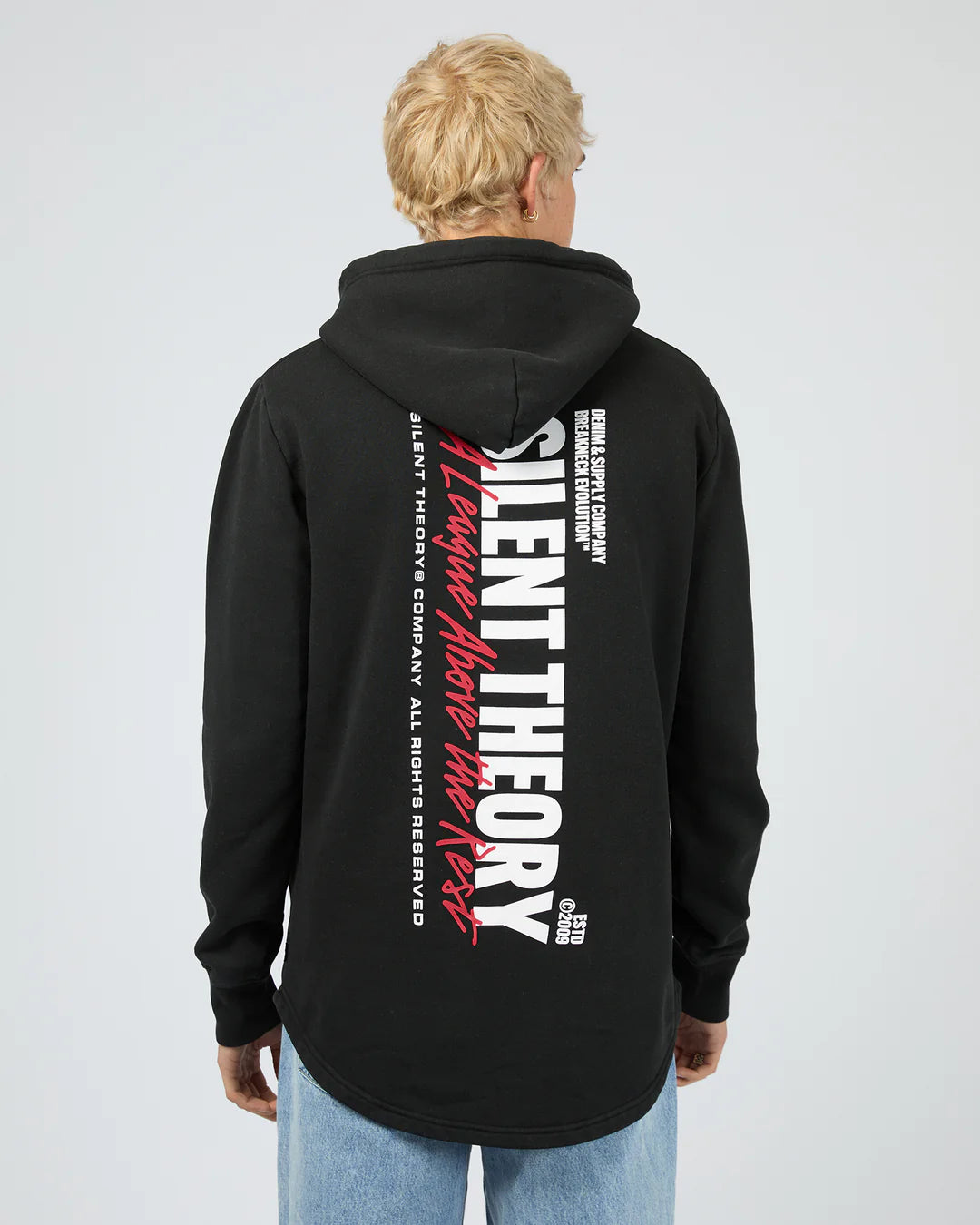 Silent Theory League Scoop Hoodie | Black