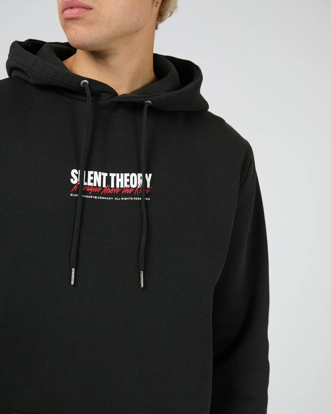 Silent Theory League Scoop Hoodie | Black