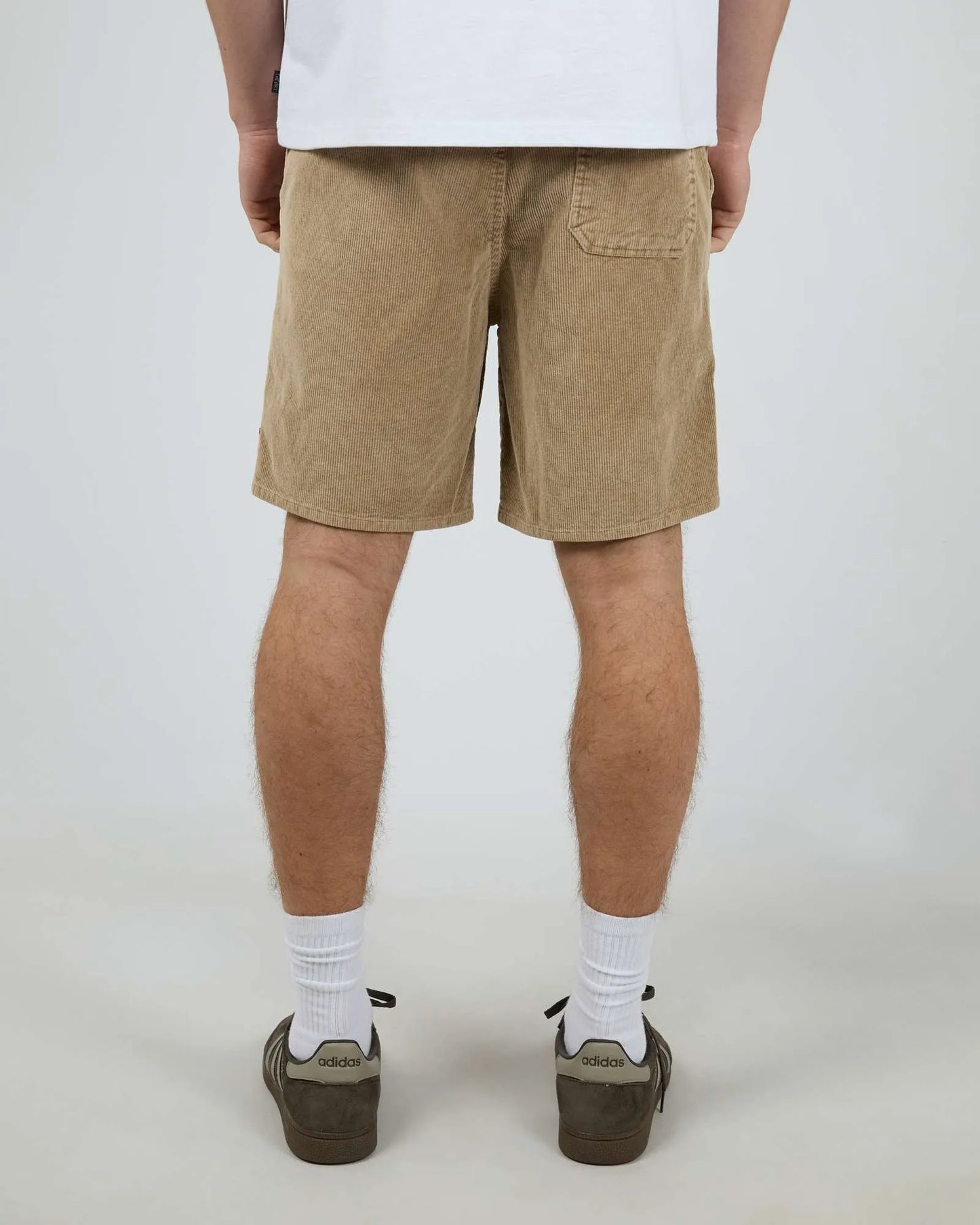 SILENT THEORY CORD SHORT TAN