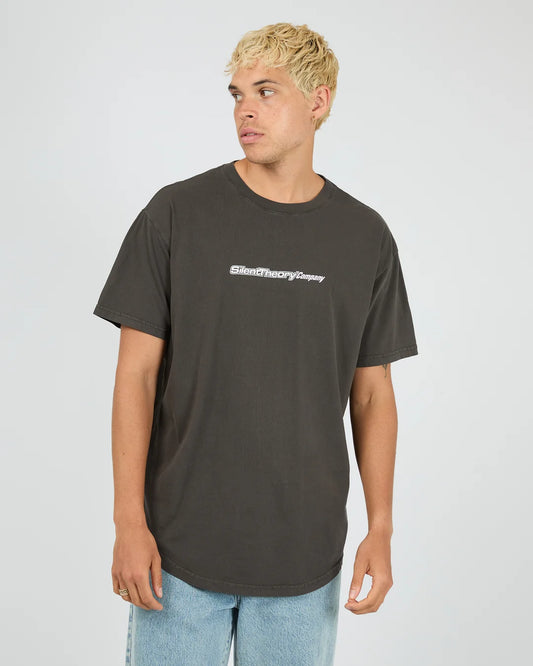 Silent Theory Raider Scoop Tee | Coal