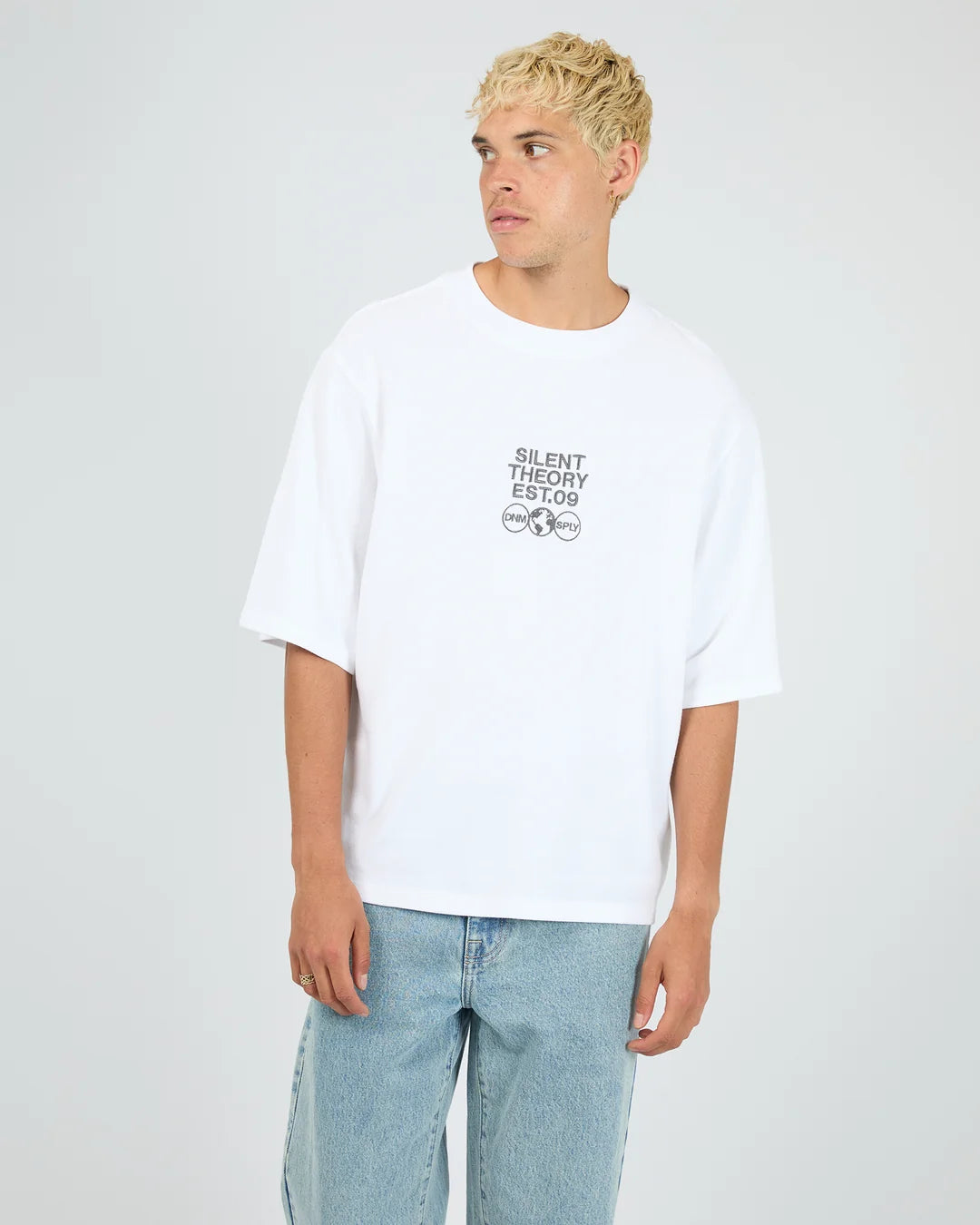Silent Theory Supply Tee | White