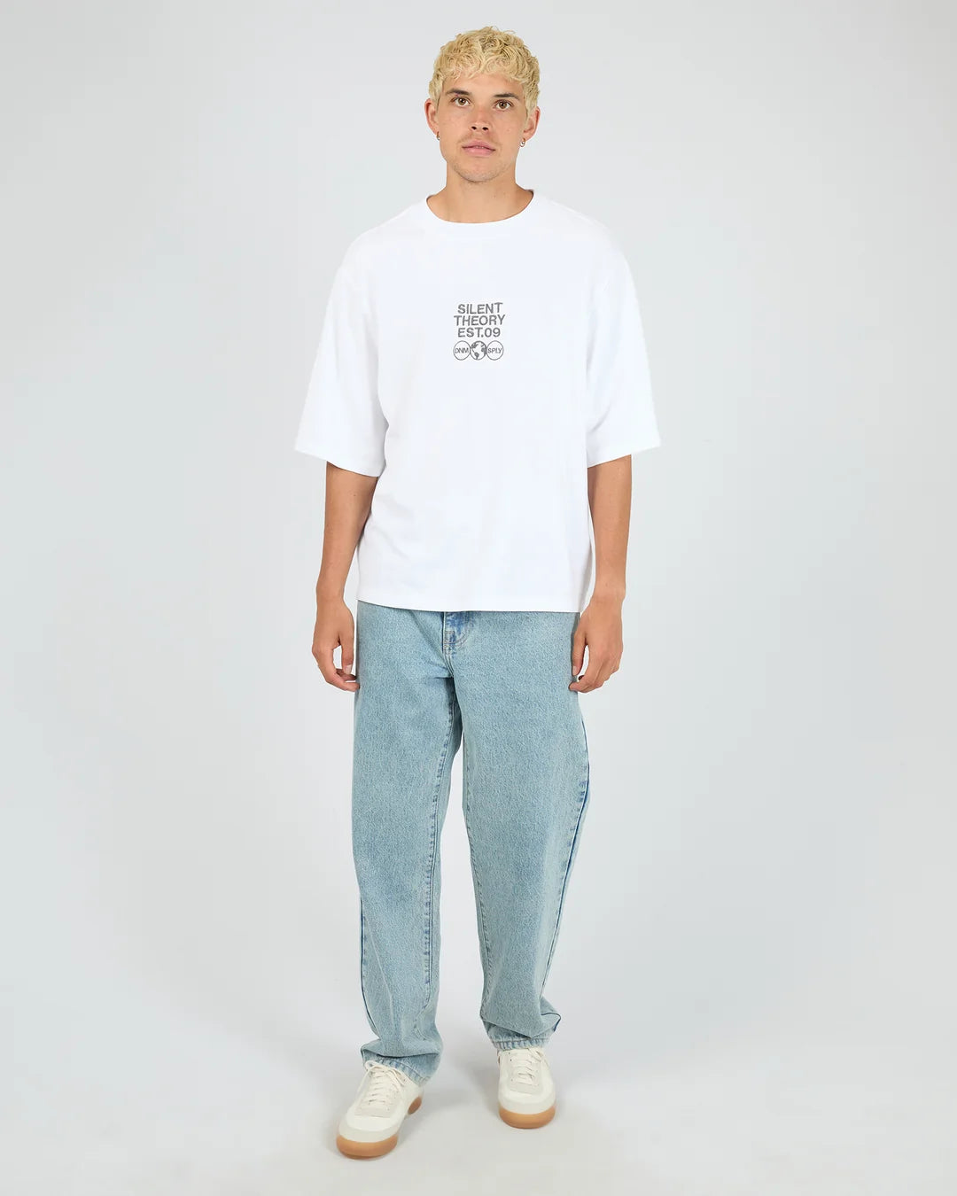 Silent Theory Supply Tee | White