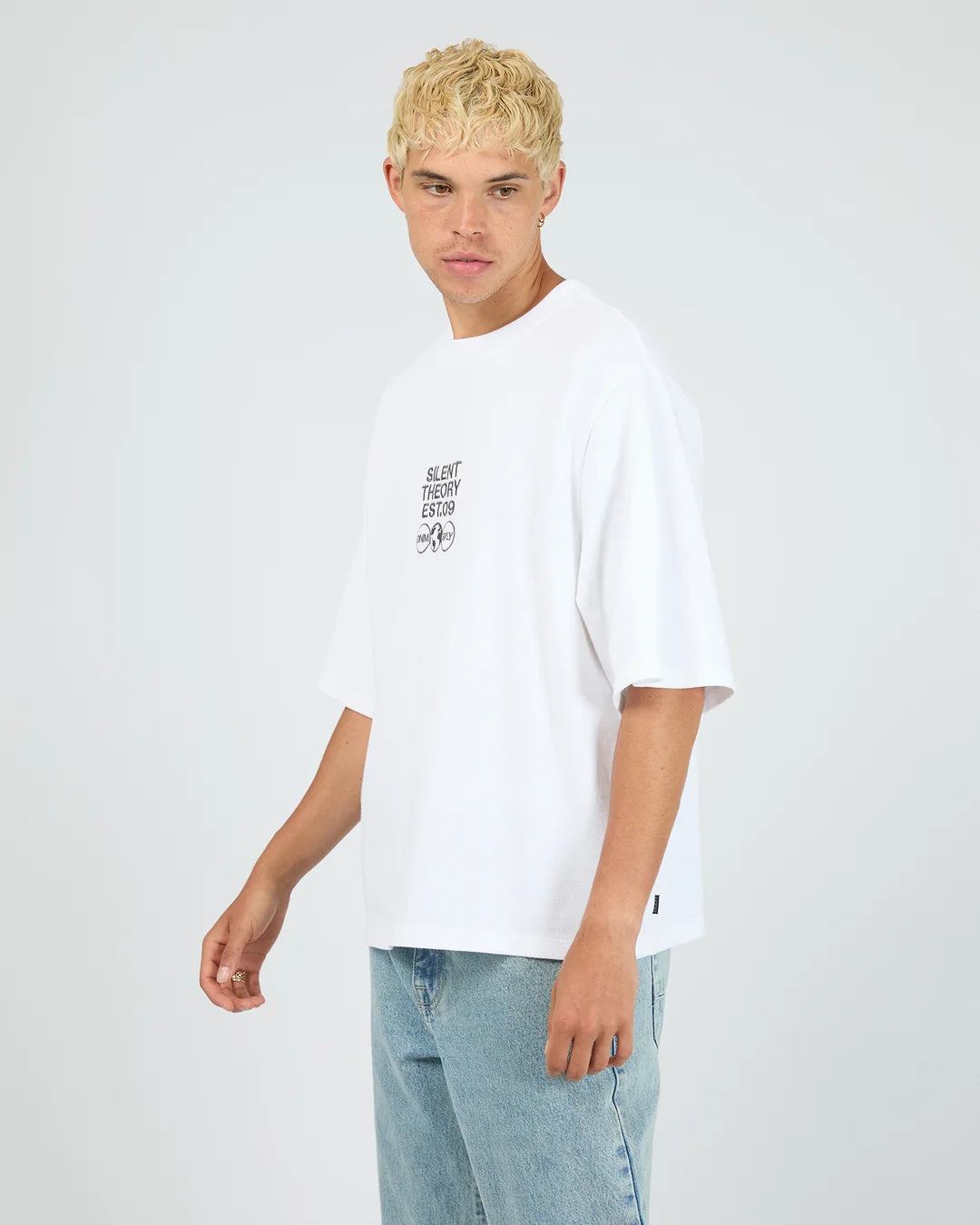 Silent Theory Supply Tee | White