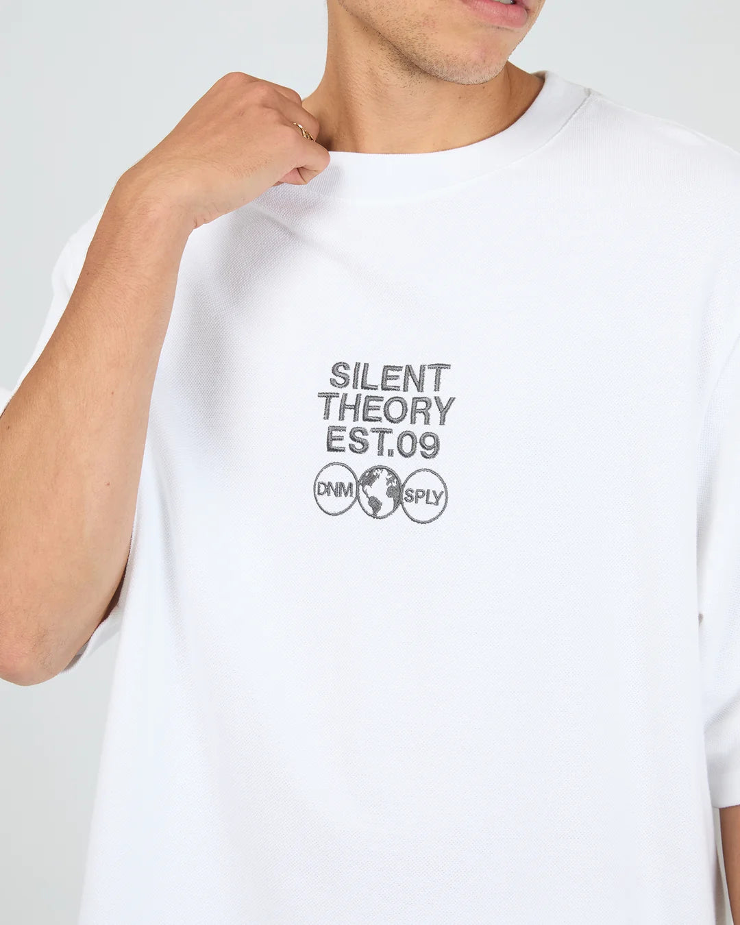 Silent Theory Supply Tee | White