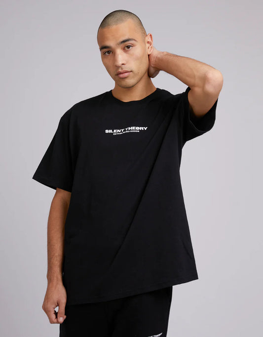 SILENT THEORY ESSENTIAL THEORY TEE BLACK