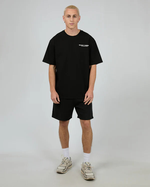 SILENT THEORY ESSENTIAL THEORY TEE VINTAGE BLACK