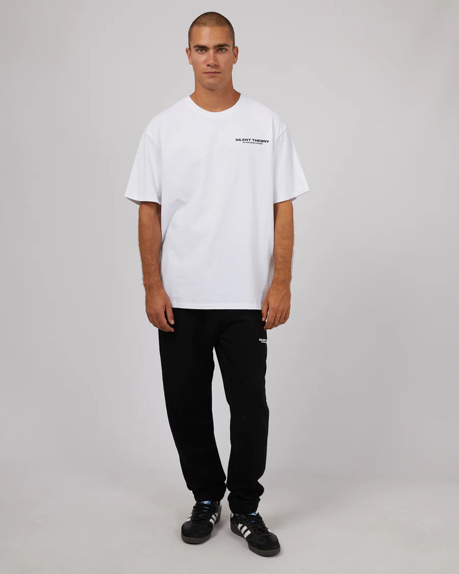 SILENT THEORY ESSENTIAL THEORY TEE WHITE