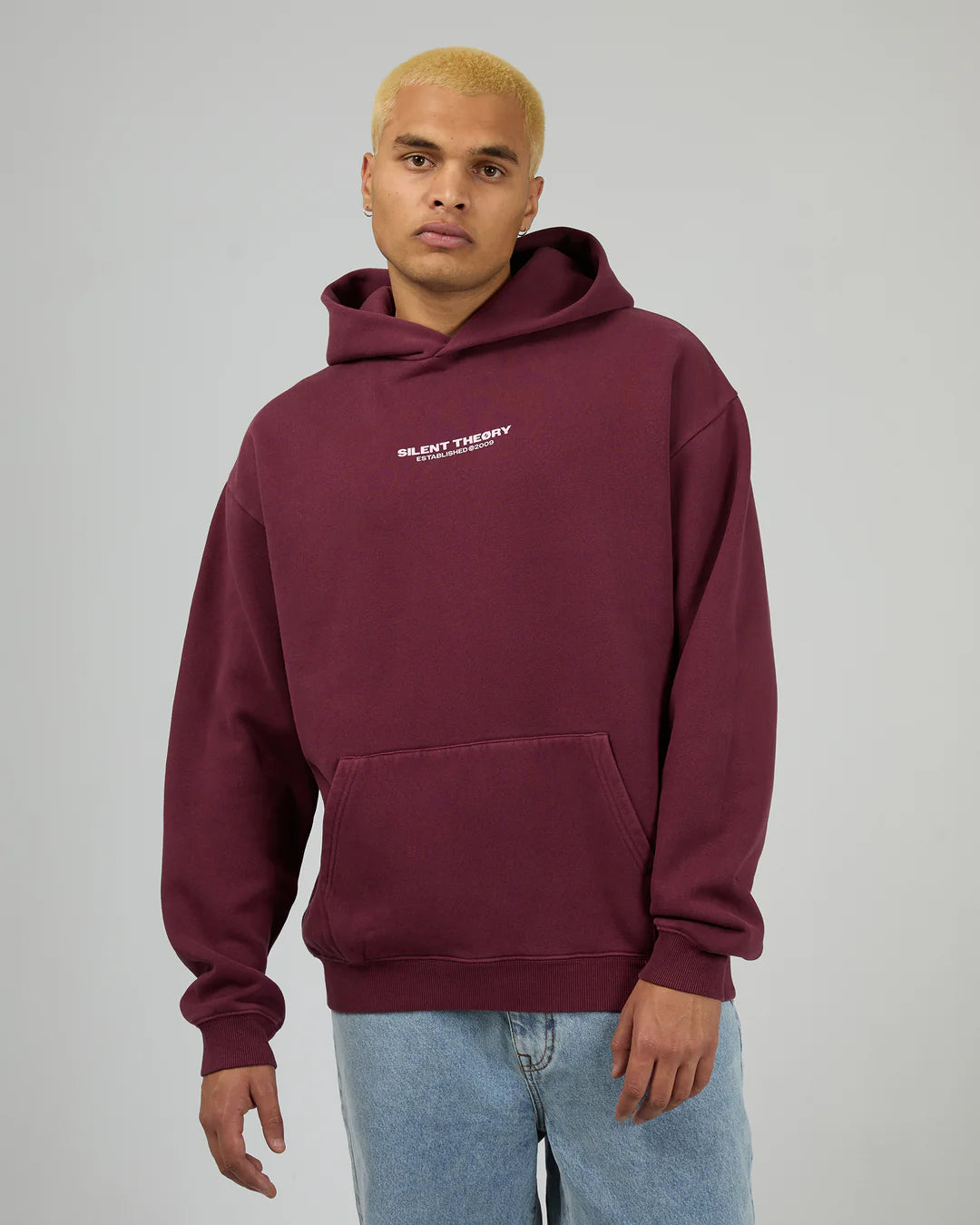 Silent Theory Essential Theory Hoodie | Cherry