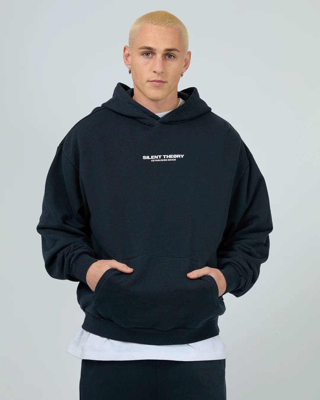 Silent Theory Essential Theory Hoodie | Navy