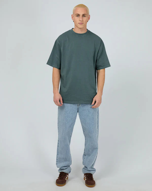 SILENT THEORY HEAVY WEIGHT TEE BLUE