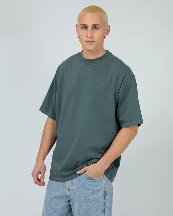 SILENT THEORY HEAVY WEIGHT TEE BLUE