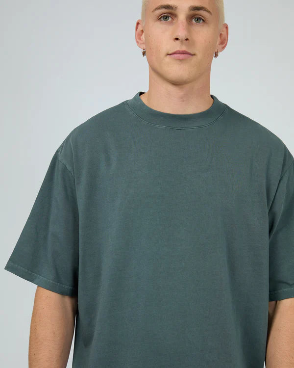 SILENT THEORY HEAVY WEIGHT TEE BLUE