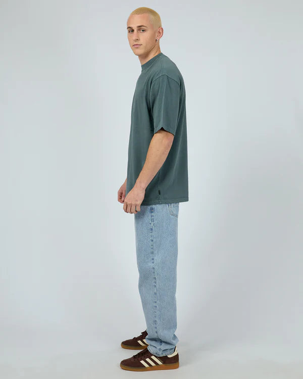 SILENT THEORY HEAVY WEIGHT TEE BLUE