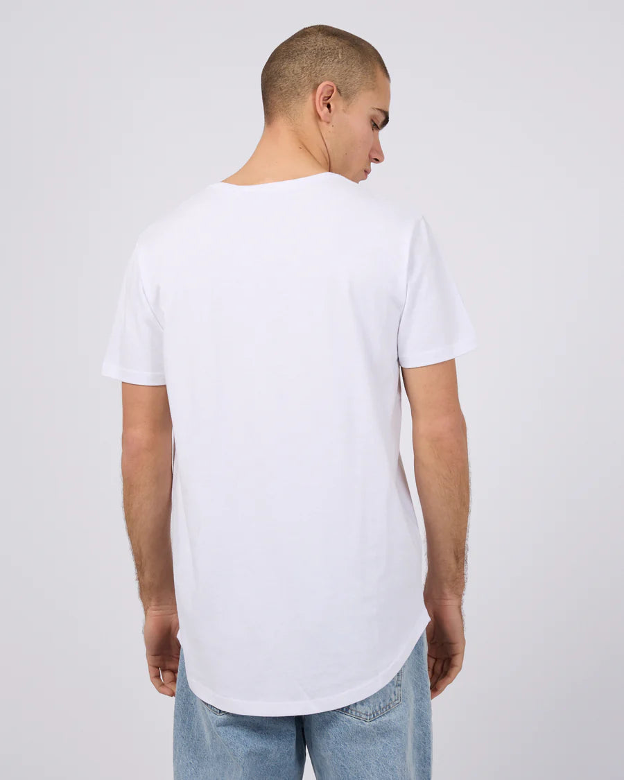 SILENT THEORY TAIL TEE WHITE