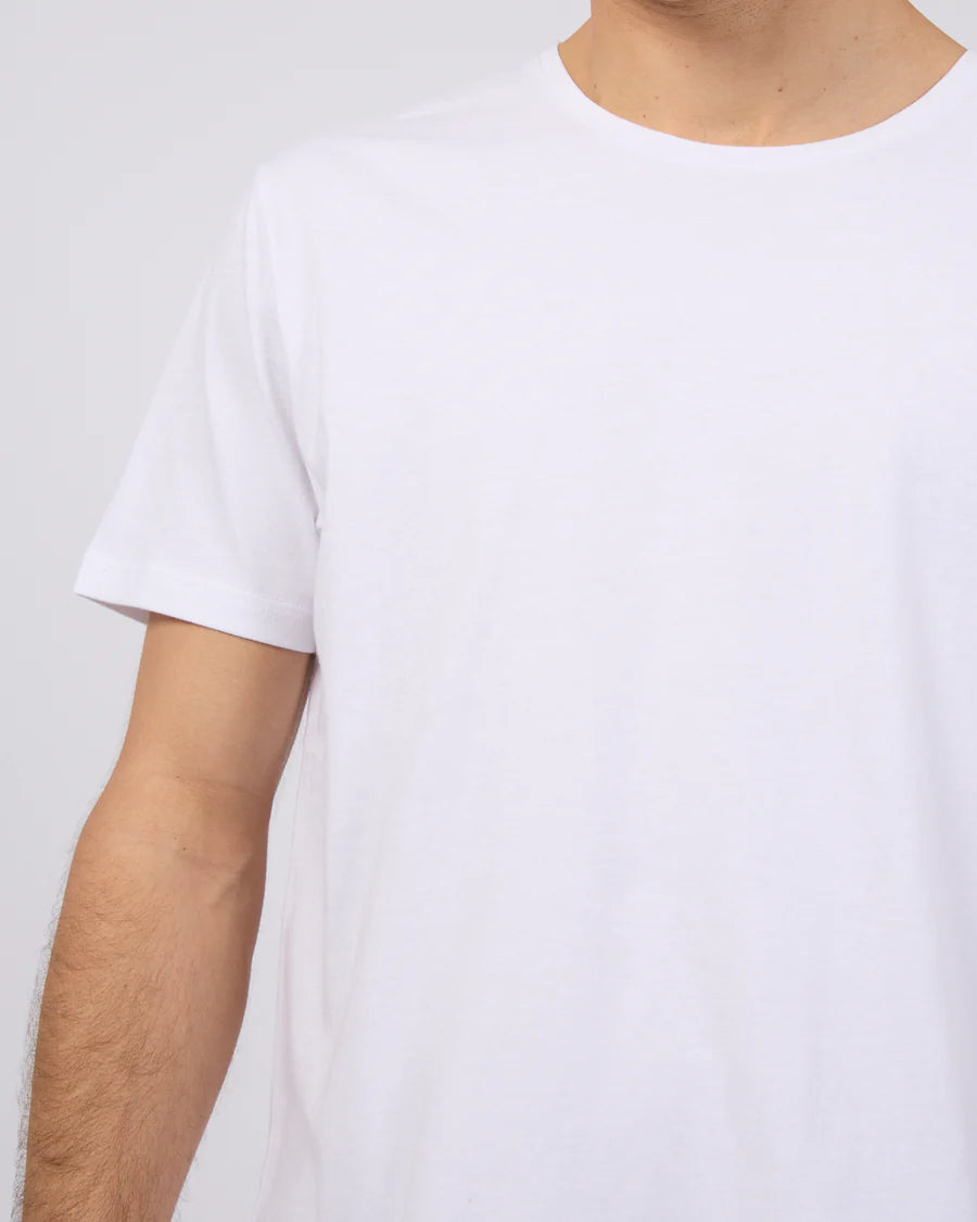 SILENT THEORY TAIL TEE WHITE