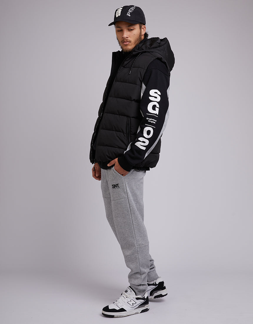 ST GOLIATH DOMAIN PUFFER VEST BLACK