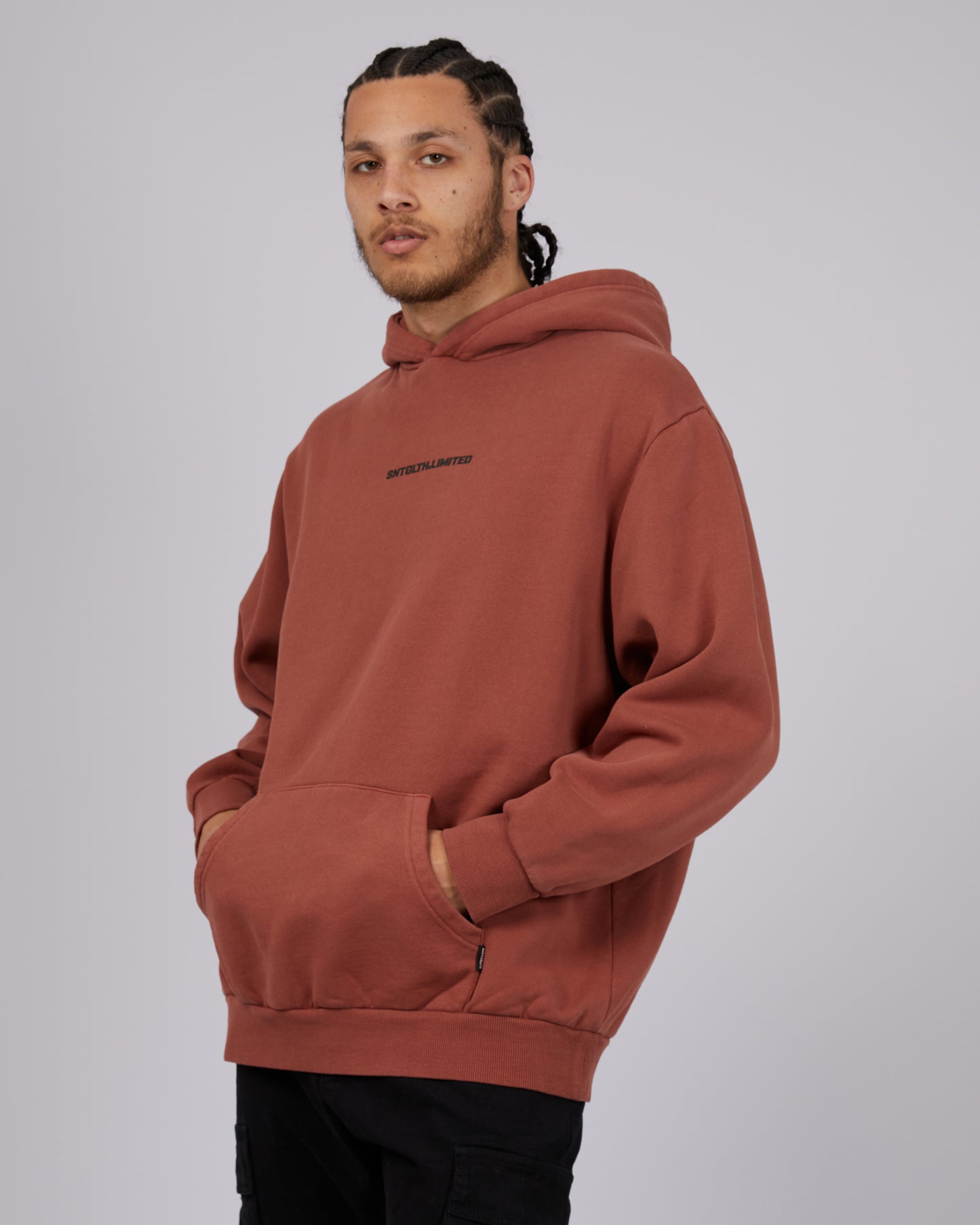 ST GOLIATH LTD HOODIE MAHOGANY