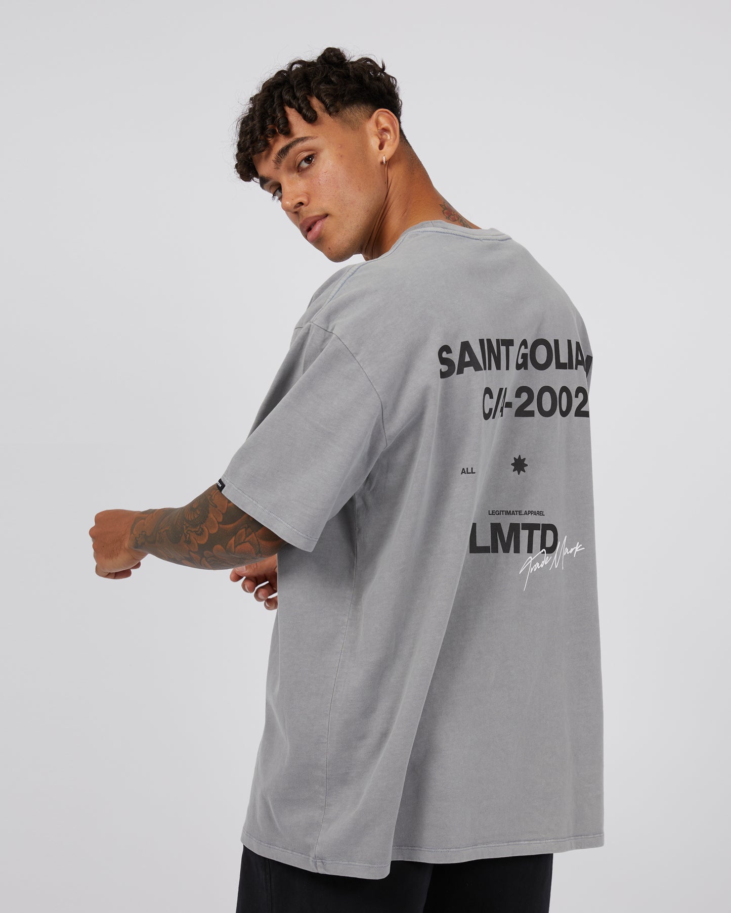 ST GOLIATH ALL TIME TEE GREY