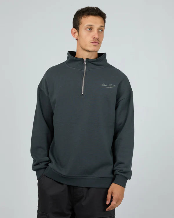 ST GOLIATH SAINTS LTD QTR ZIP STEEL BLUE