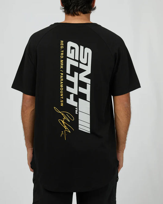 ST GOLIATH PACE RAGLAN TEE BLACK
