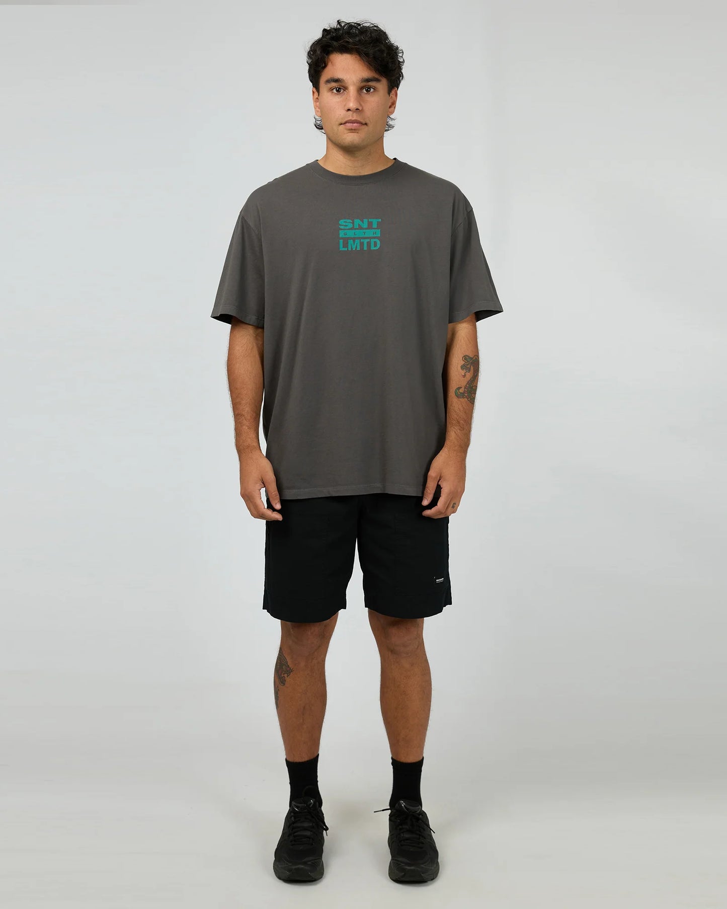 ST GOLIATH SHOP TEE COAL