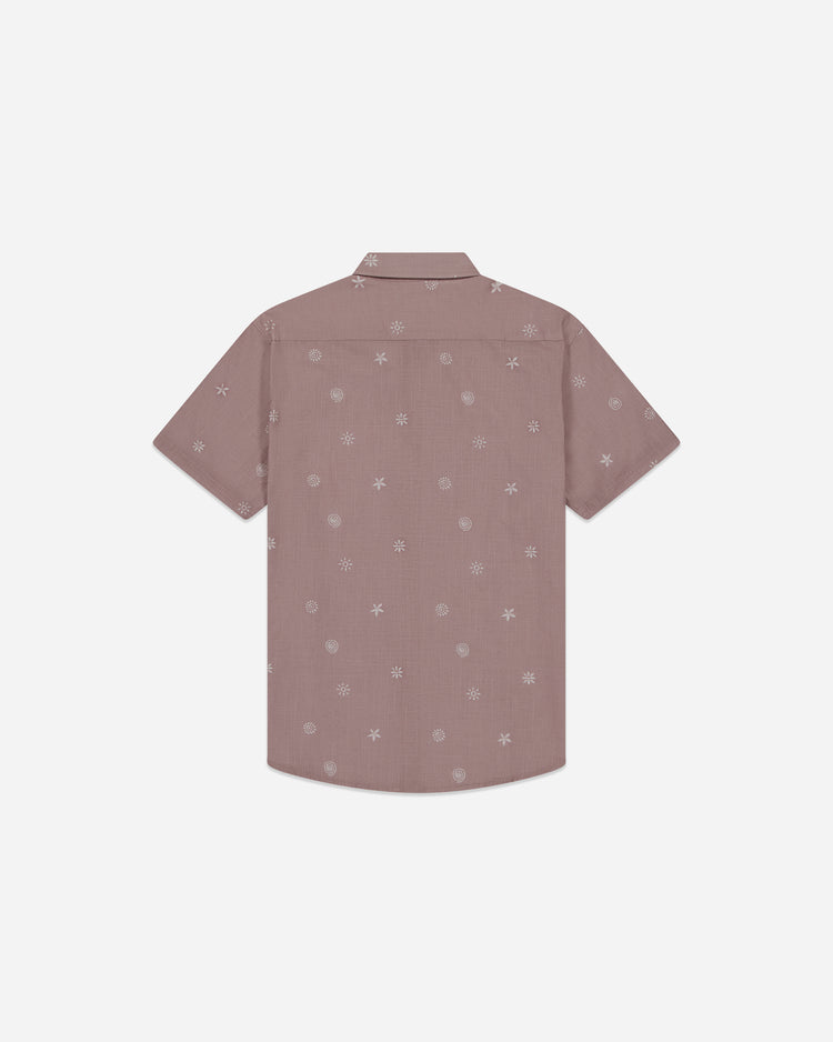 St Goliath Bribie Short Sleeve Shirt Fawn